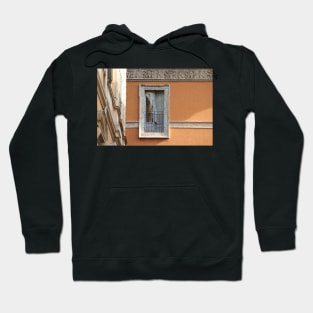 Roman Window Architecture Ancient Facade Rome Italy Hoodie